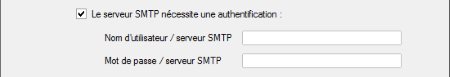 anti spam authentification smtp